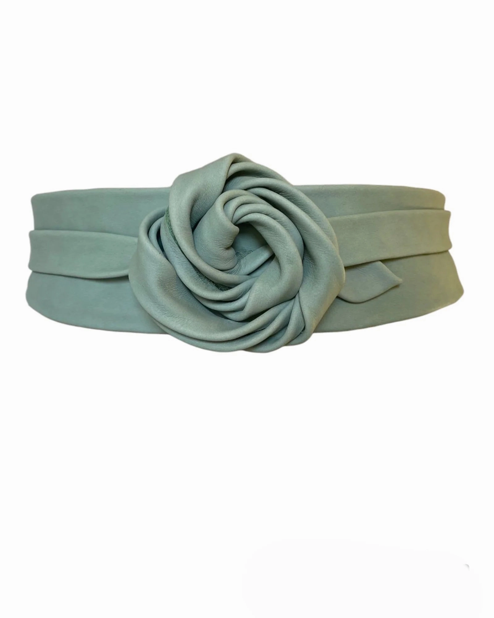 Wrap Leather Belt - Matcha